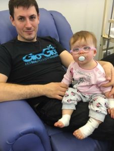 dad and daughter in hospital