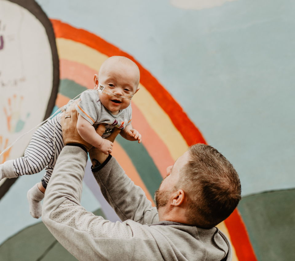 Baby and dad